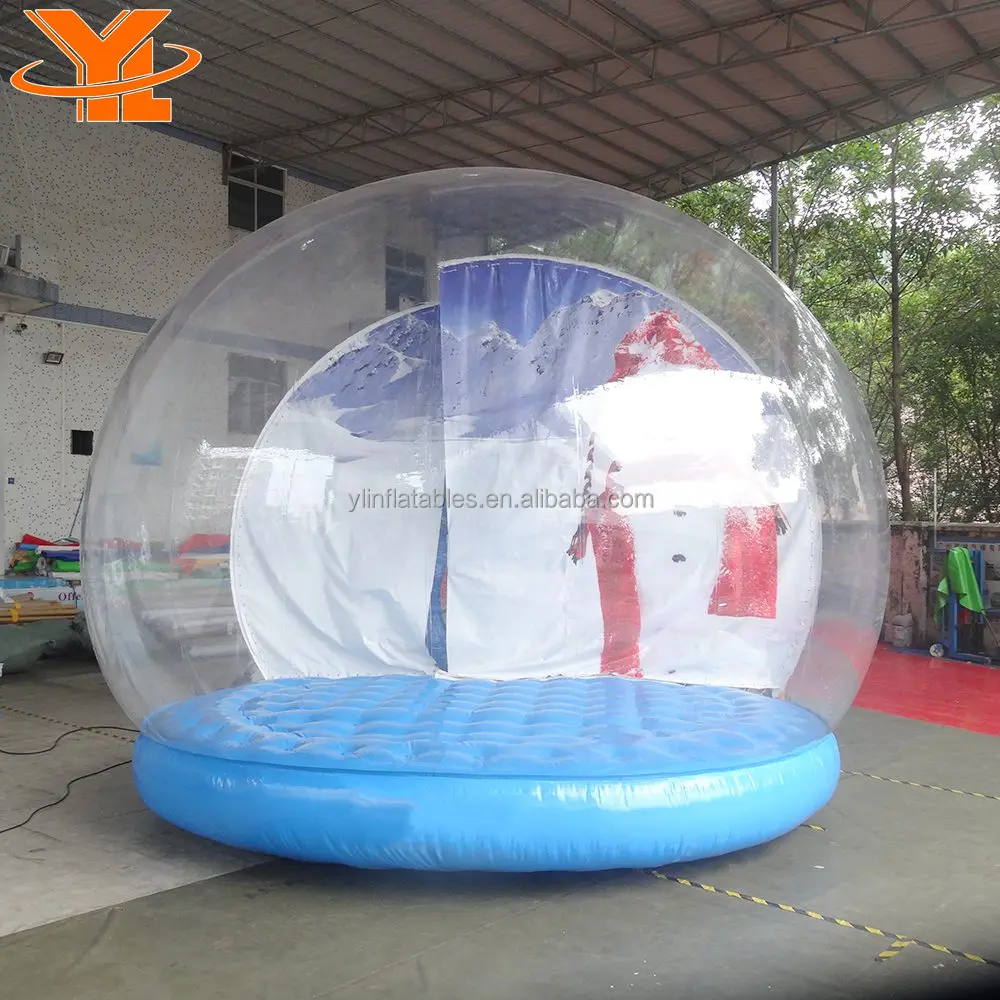 Рекламный надувной шар для снега для детей и взрослых, популярный надувной шар для рождественского шоу