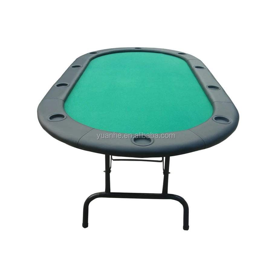 84 inch folding Texas Poker Type poker table for 10 person