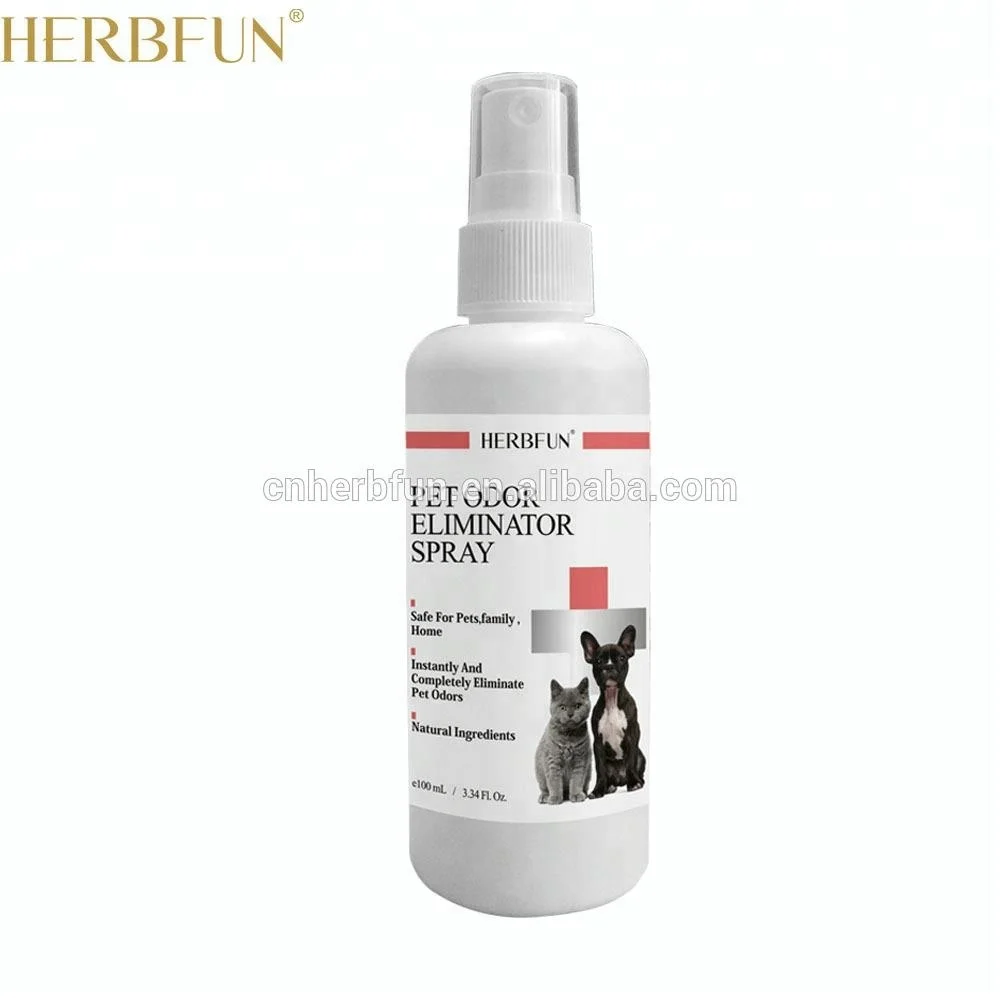 Private Label Eco Pet Urine Deodorizer Spray for Dogs and Cats