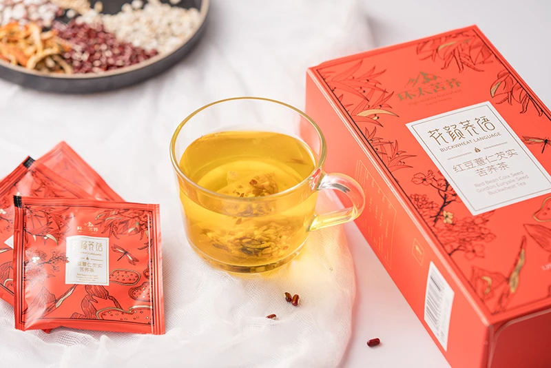 
120g Chinese red bean coix seed gordon euryale seed Tartary buckwheat health tea coarse grain 