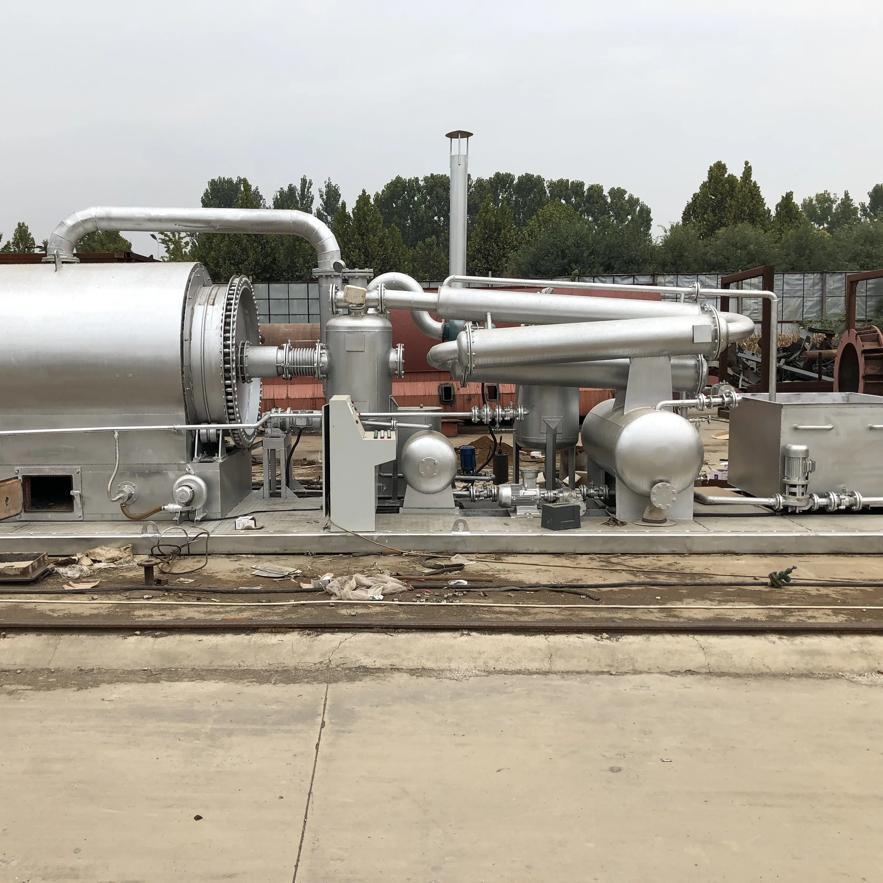 competitive price mini waste plastic pyrolysis machine to pyrolysis oil