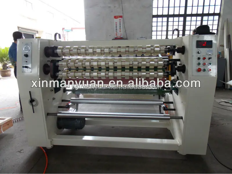 Bopp tape roll making machine,adhesive tape jumbo roll slitting machine,scotch tape cutting machine