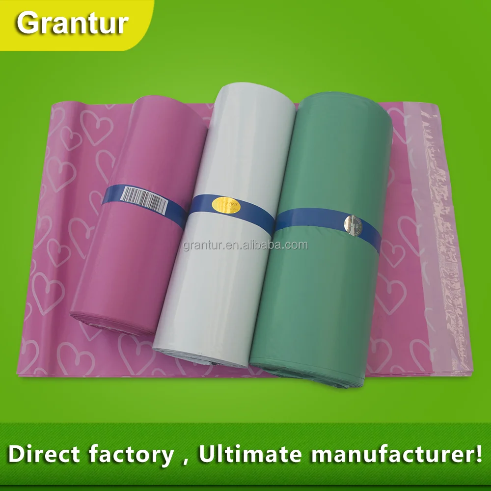 
Colored Solid poly mailer Custom Design plastic shipping envelope for USA distributor 