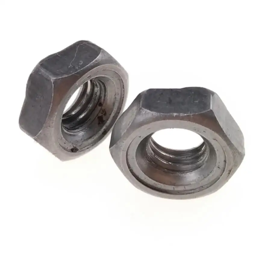 M6 Carbon Steel Hex Weld Nuts Plain Finish for Metal