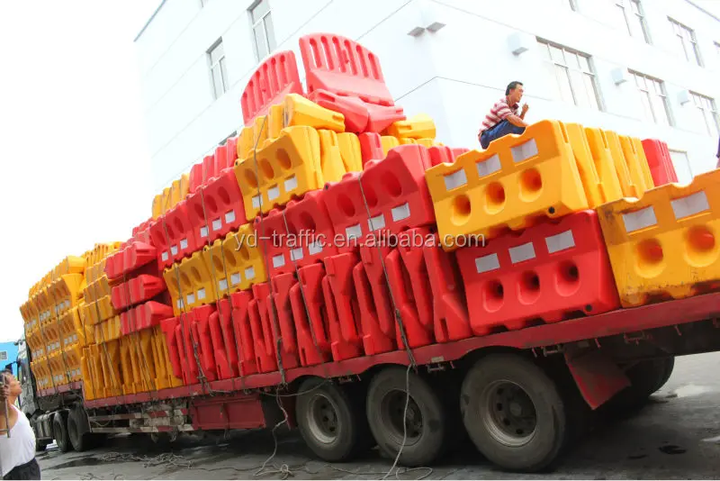 1460*780*180*360mm Factory Price Plastic Water Barrel High Quality Filled Barrier Road Safety