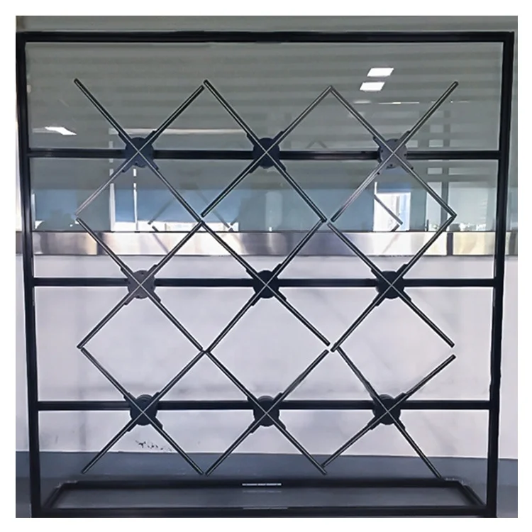 hologramas 3d wall holographic hologram display trade show fan rotating 3d hologram led for sale