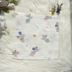 Высококачественный хлопковый носовой платок с принтом для детей