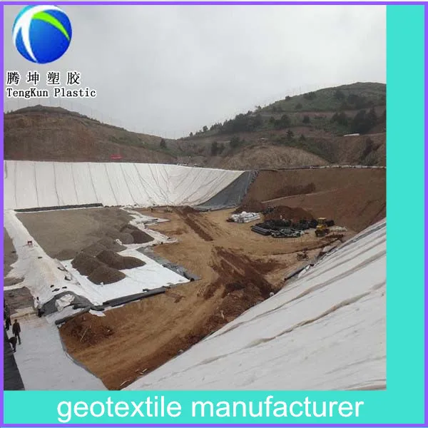 Эрозии управления сетки 200 г m2 пп тканые геотекстиль для сельского хозяйства