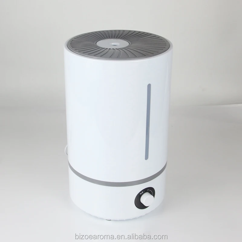 Top filling water PP material 6L cool mist ultrasonic humidifier