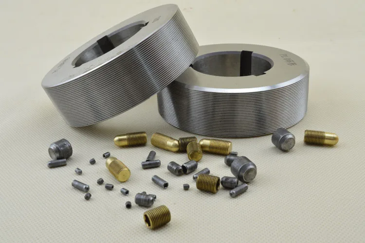 Thread-Through Roller Dies Pitch 1.0P Cylindrical Thread Rolling Die for Machine Screws