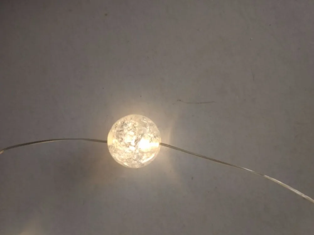 Nordic Baby Decor Wedding Lamp Centerpieces Chinese Wholesaler Copper Wire Small Glass Ball Lights Pearl String Light