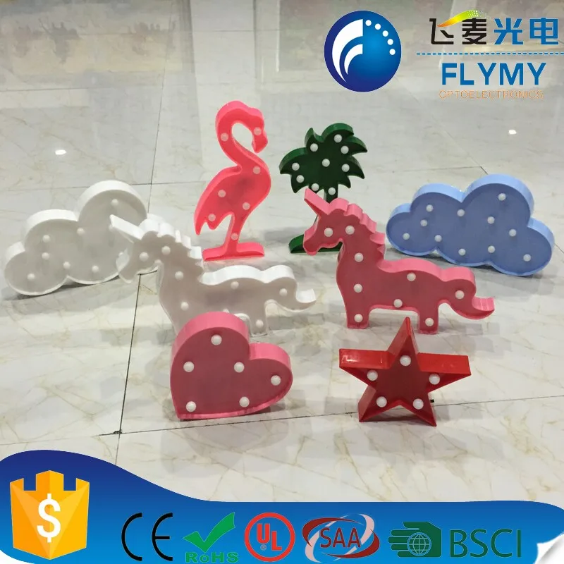 alibaba best sellers 2018 pink flamingo light marquee battery operated wholesale alibaba factory direct with CE&ROHS
