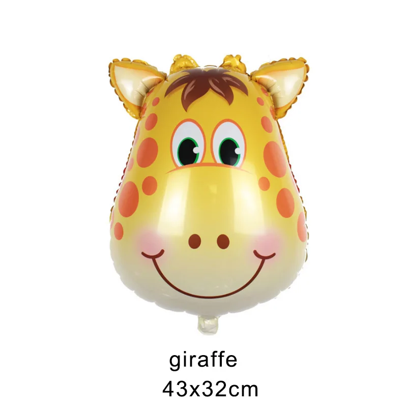 39pcs Wild One Balloon Set 16 inch Letter Party Balloon Foil Balloons Golden Latex Ballon Animal Head For Party Supplies
