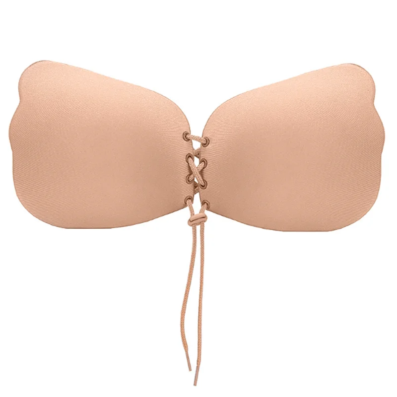 Plus size underwear new lace push up bra magic wing strapless bra