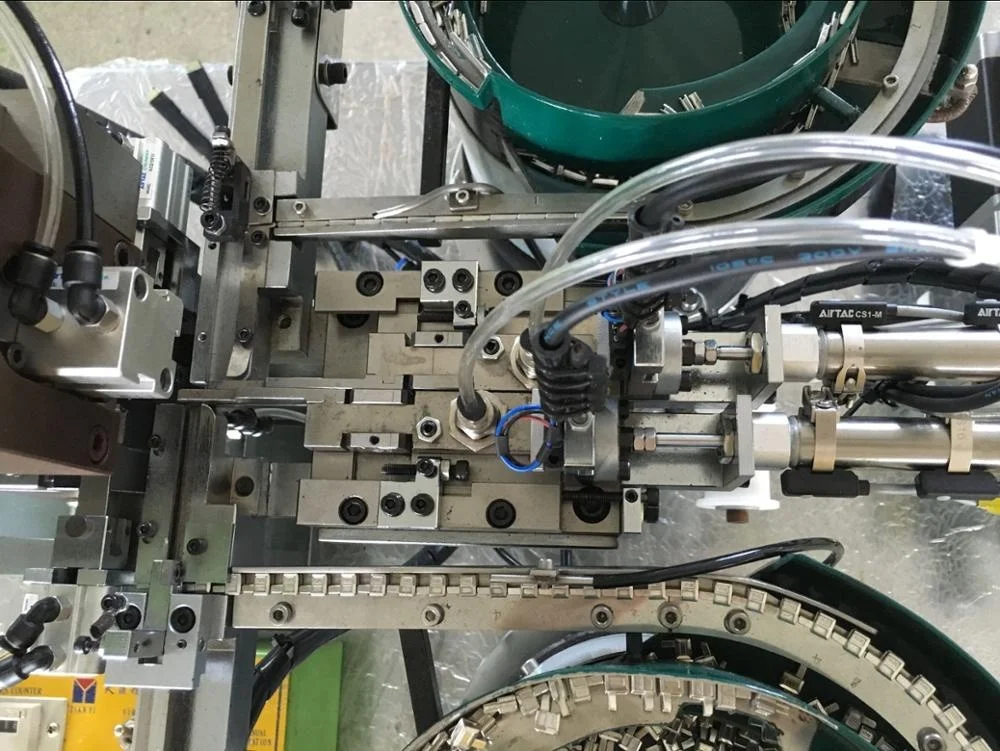 Automatic Pin and Box Zipper Setting Machine