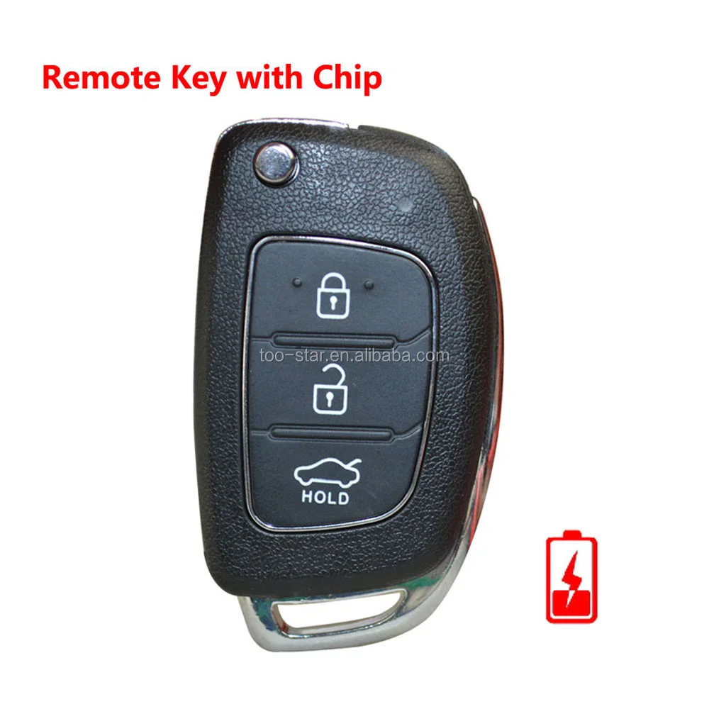 Flip Folding Remote Key For Hyundai i30 ix35 Car Key Fob 315MHZ ID40 Chip 3 BTN