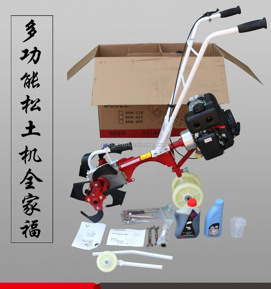 Gasoline power weeder machine power tiller price cheap motorize garden mini cultivator