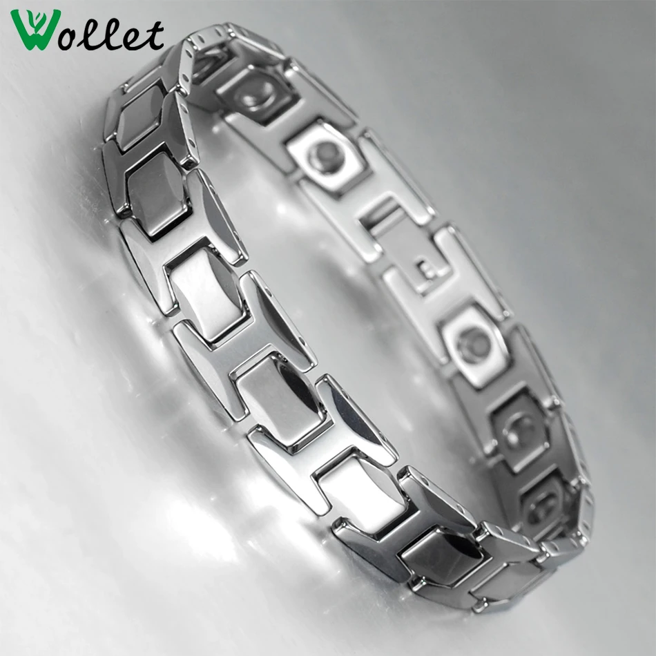 99.999% pure germanium rose gold plated tungsten germanium bracelet