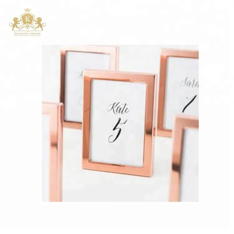 
Metal Card holder Picture Frame for Wedding, Home & Events 