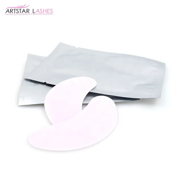 
High quality pink eye pad under eyelash pads for eyelash extension 
