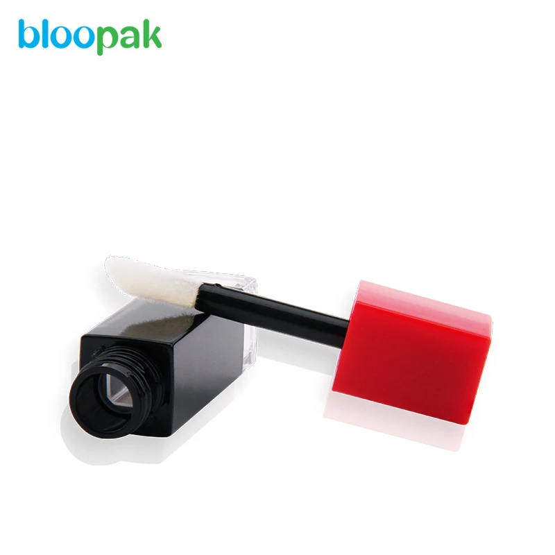  Высококачественный Контейнер для макияжа тюбик блеска губ индивидуальная упаковка пластиковый квадратный