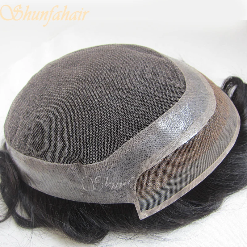 
Men human hairindian remy Hollywood toupee from Shunfa hair 