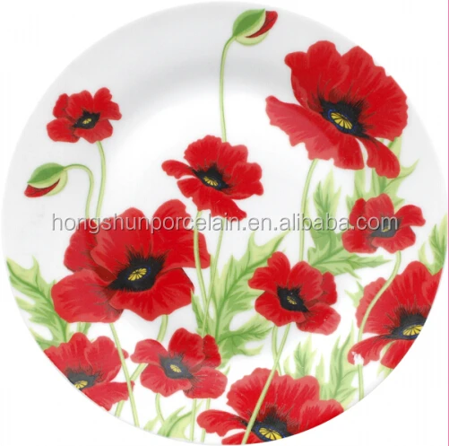 Porcelain dishes for Ukraine market microwave safe ceramic dishes and plates
