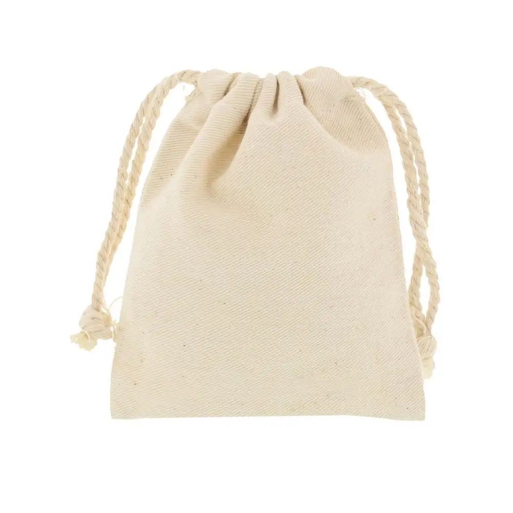 small drawstring gift bag mini cotton bag