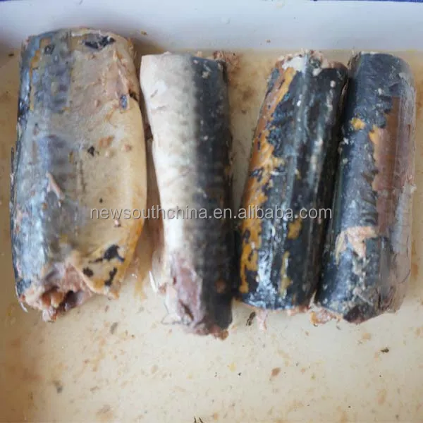 Canned mackerel fish tin food storage tin cans 425g