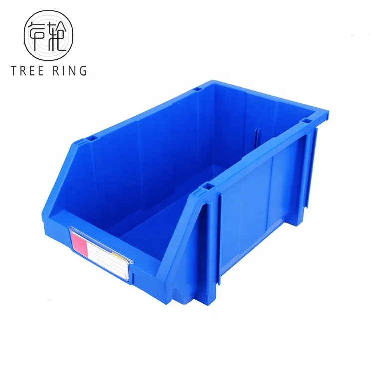 Mini size Strong Plastic Parts Storage Stacking Picking Bin Box For Mobile Trolleys and Shelving Bays Storage