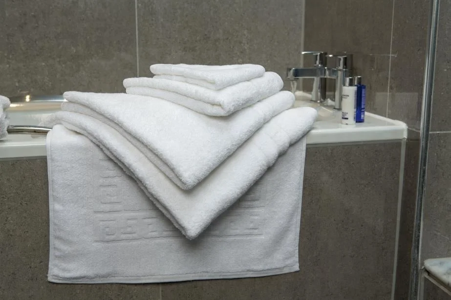Alibaba China market 100% cotton hotel customized jacquard towel set