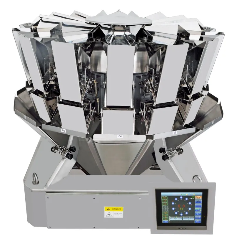 Automatic Packaging Machine weighing standard 2.5L hopper10 14 28 32 Multihead Weigher Machine For Snack Food seeds chips