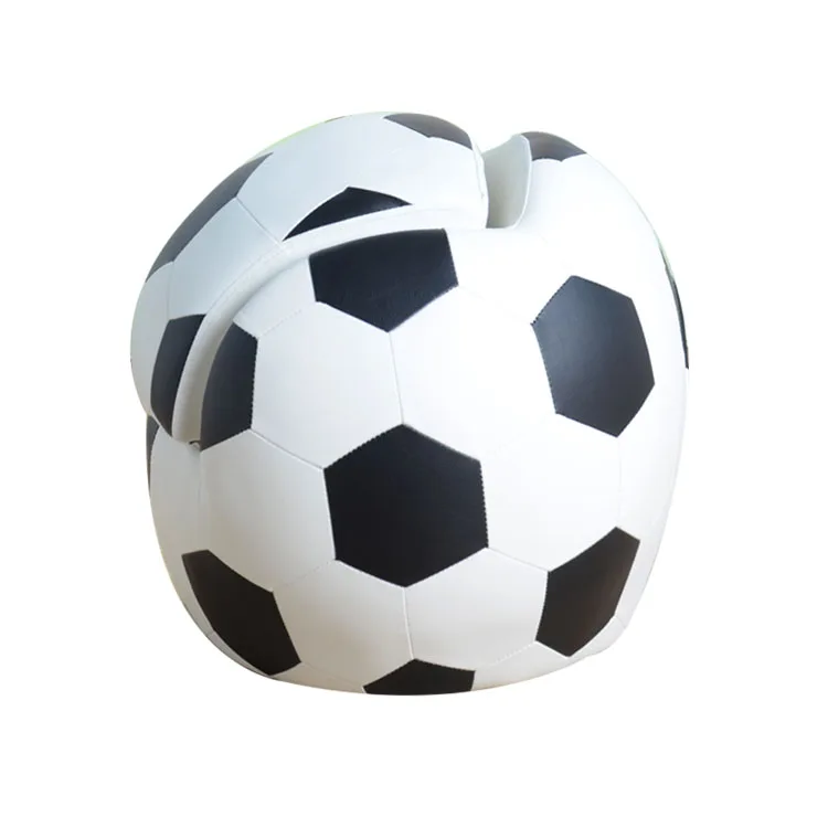 Kindergarten Kid Furniture PVC Ball Shape Sofa Chair Waterproof solid wood 2-piece set of kids stool