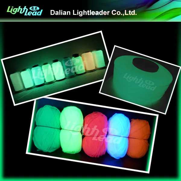 
Embroidery photo luminescent glow polyester yarn 