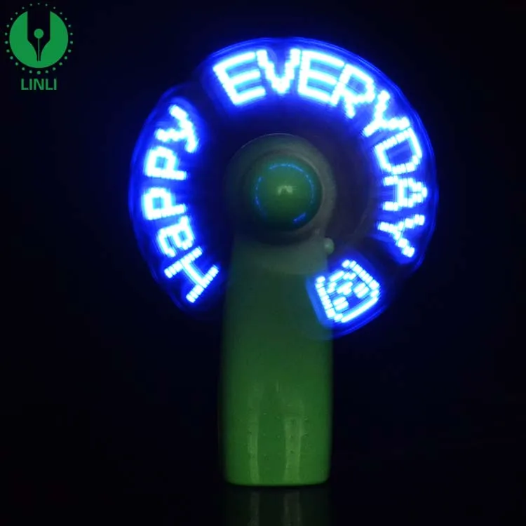 
Factory Promotion Cheap Programmable Led Message Handheld Mini Fan With Custom 