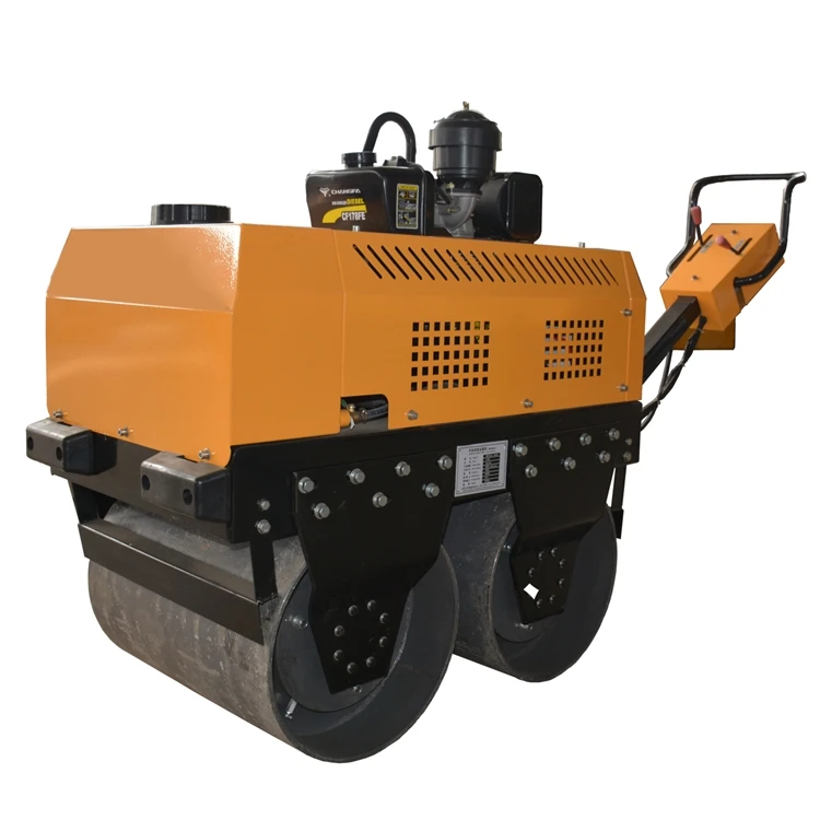 single drum hand vibratory road roller,dual drum walk behind road roller