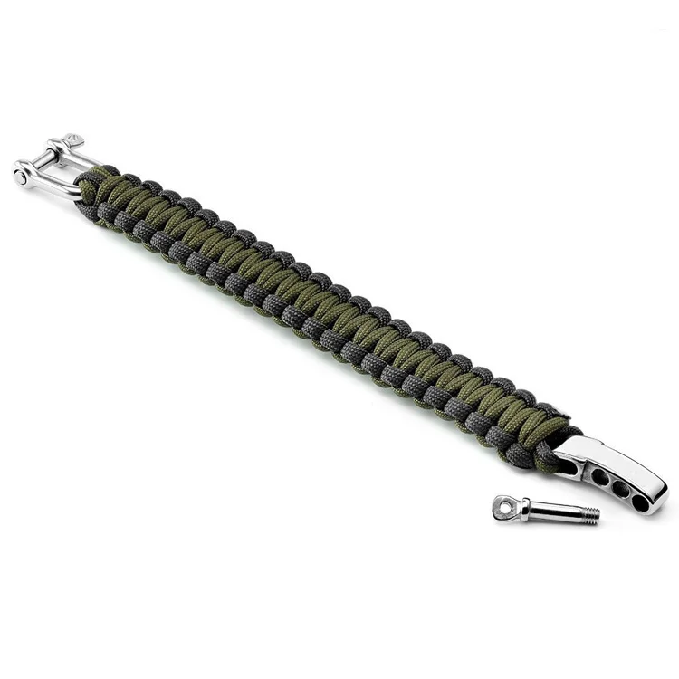 Camping Self-rescue Parachute Rope Paracord Bracelet with Clasp