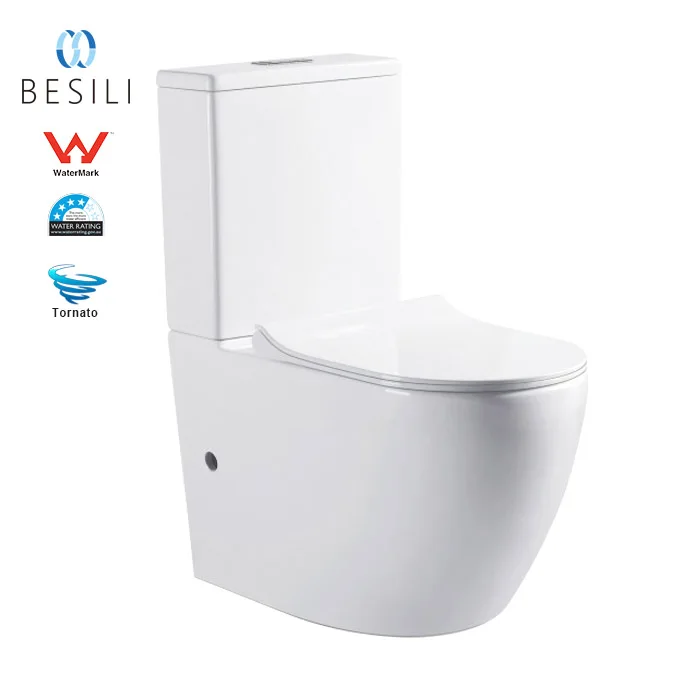Tornado Watermark toilet back to wall water closet with Australian standard WELS certificate 2180