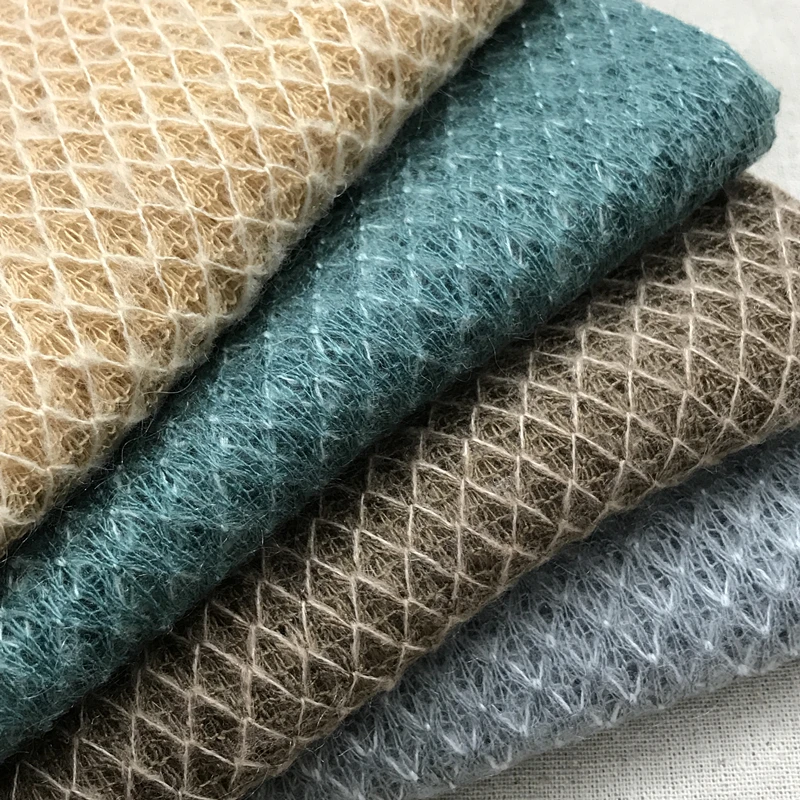 
Stretch fabric blanket for baby photo props,Diamond shaped hollow jacquard fabric for baby photo back drop props 