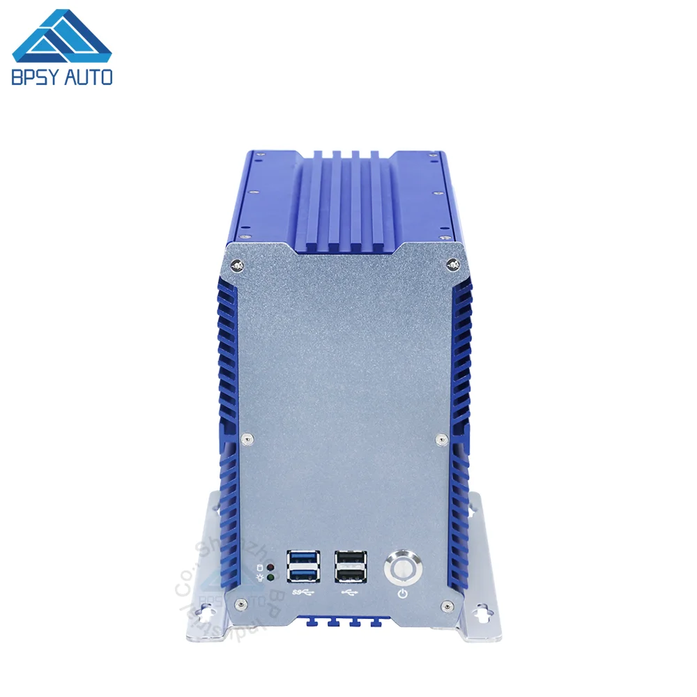 Cheap Fanless Mini PC DDR4 16GB RAM Desktop Computer Mini Linux Win 10 Embedded PC Dual Ethernet