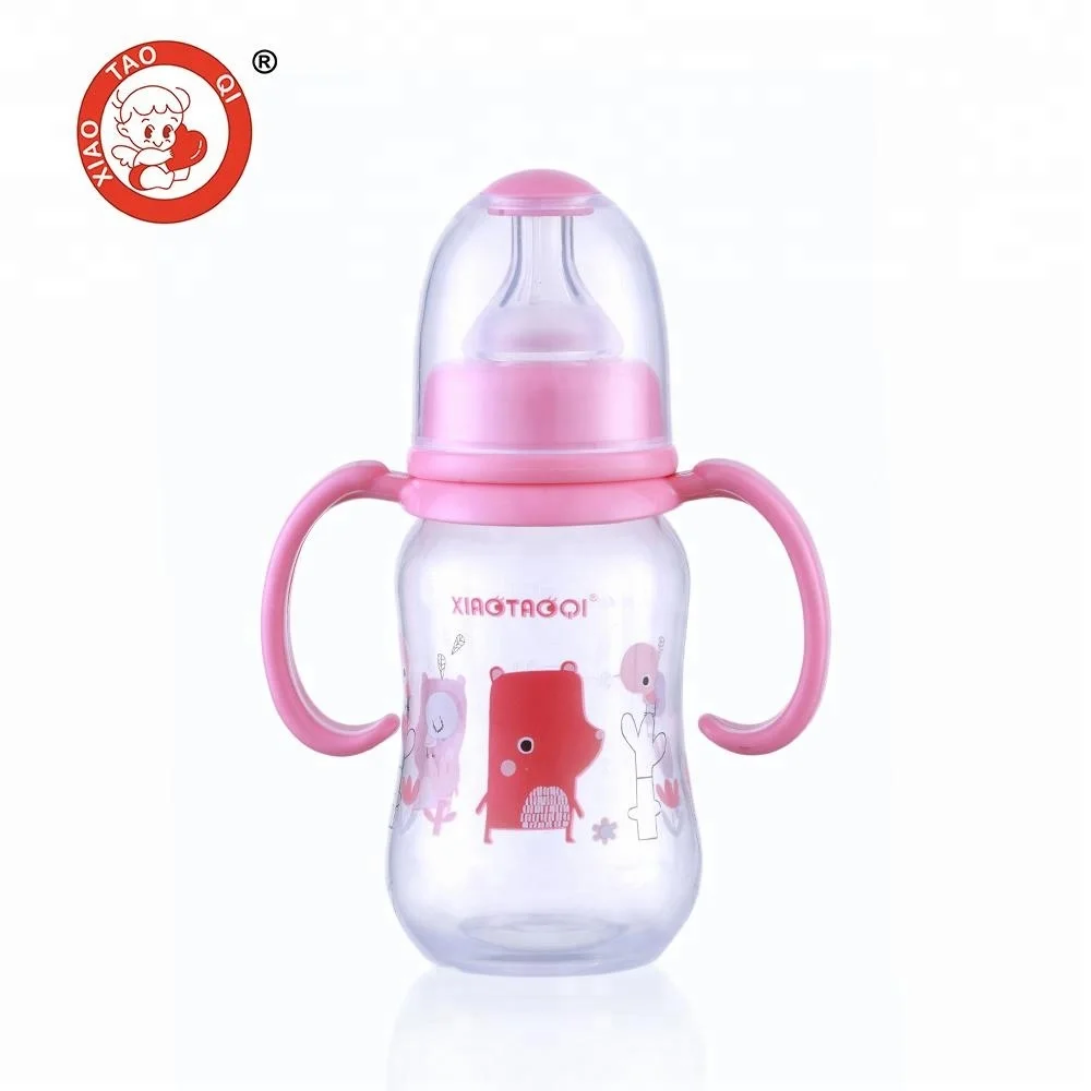 Free samples bpa free pp straw baby milk drinking bottle