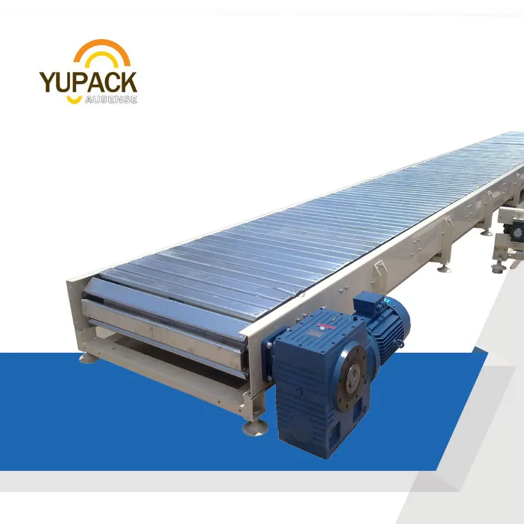 Motorized  slat chain conveyor/plate conveyor