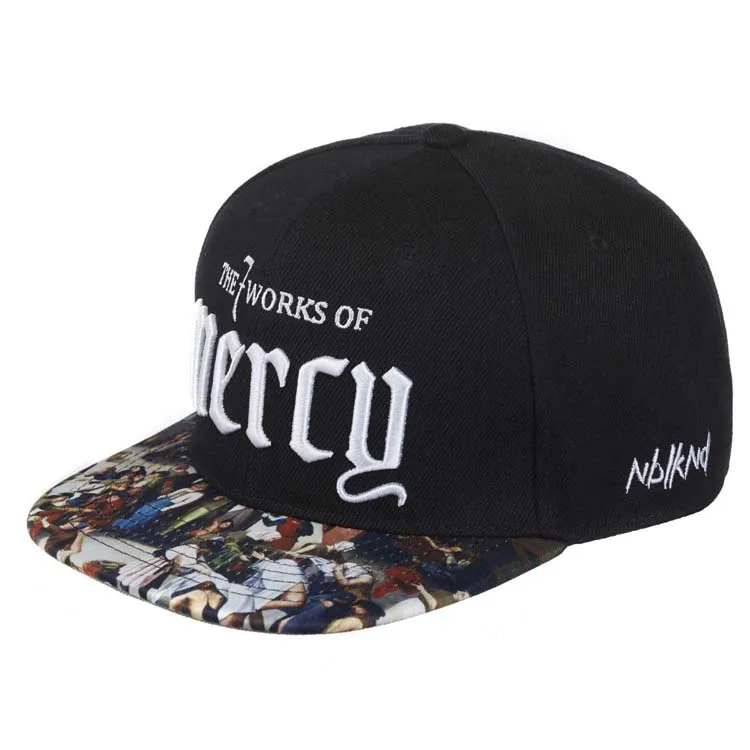 
Unique design funny emboss logo laser hole snapback hat 