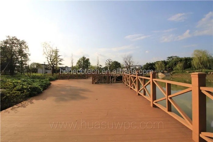 Laminate Flooring 150*25mm WPC Wood Plastic Composite Solid Decking