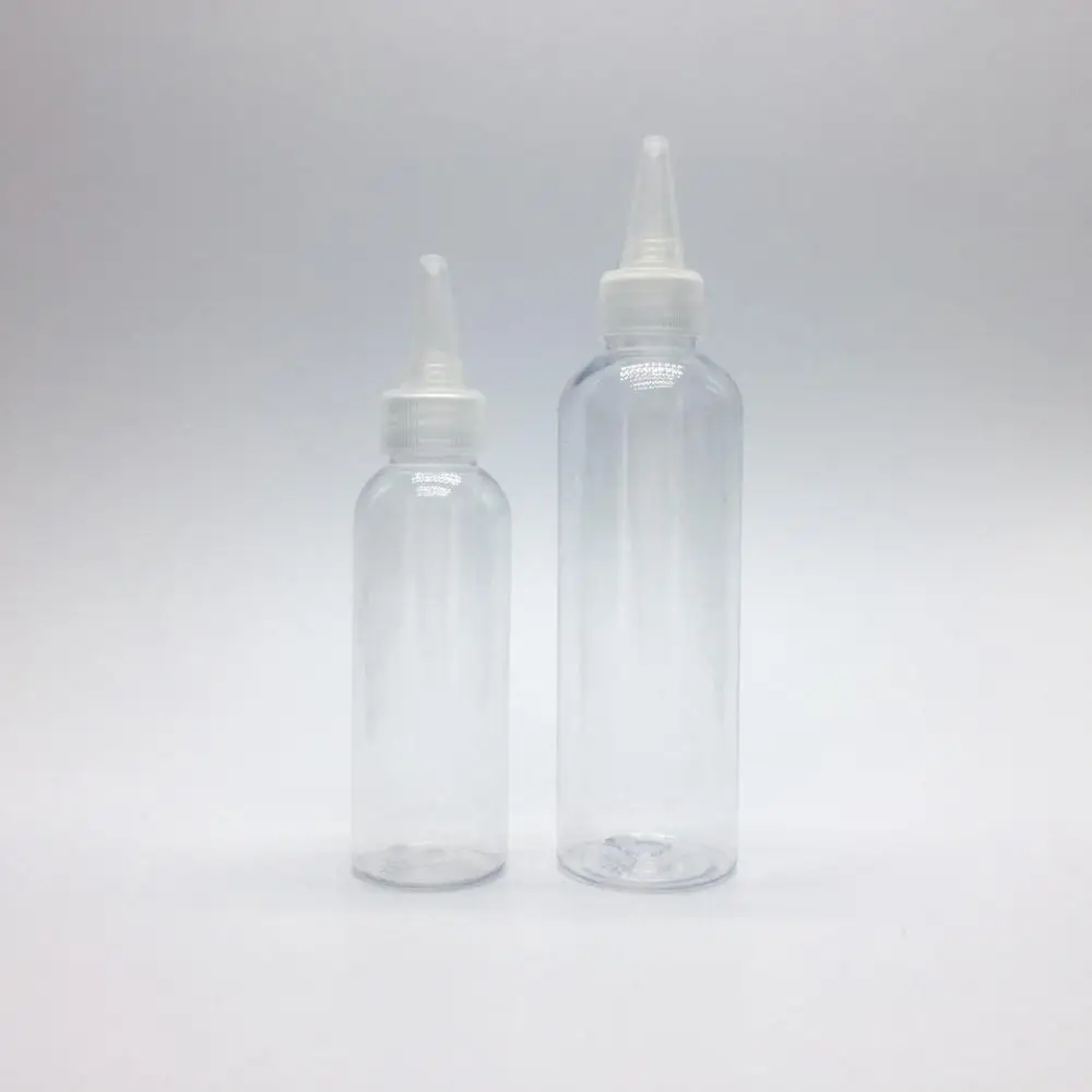 cheap price PET plastic squeeze sauce bottle with tip cap for ketchup
