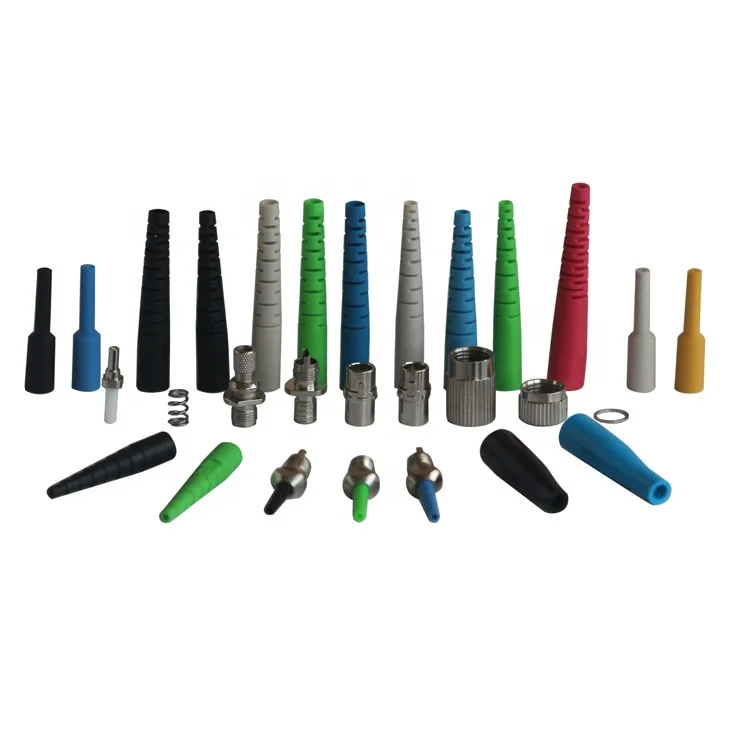 Полировочный оптический Коннектор ST UPC, белый, многорежимный, простой, 0,9 мм, оптоволоконный коннектор, керамический наконечник