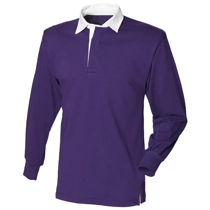
cheap wholesale plain rugby shirt long sleeve 