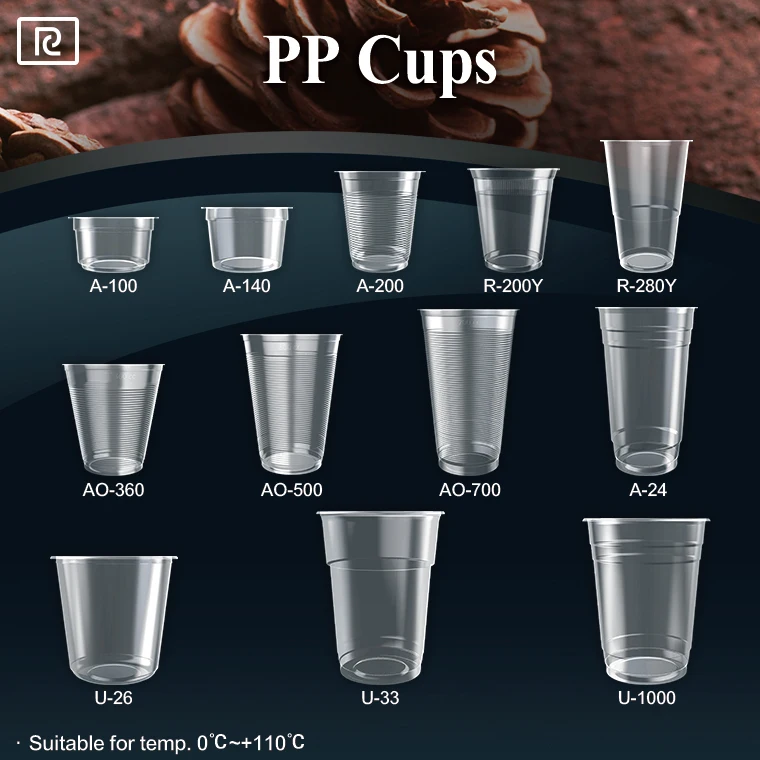 
A140 cheap PP plastic cup for ice cream 