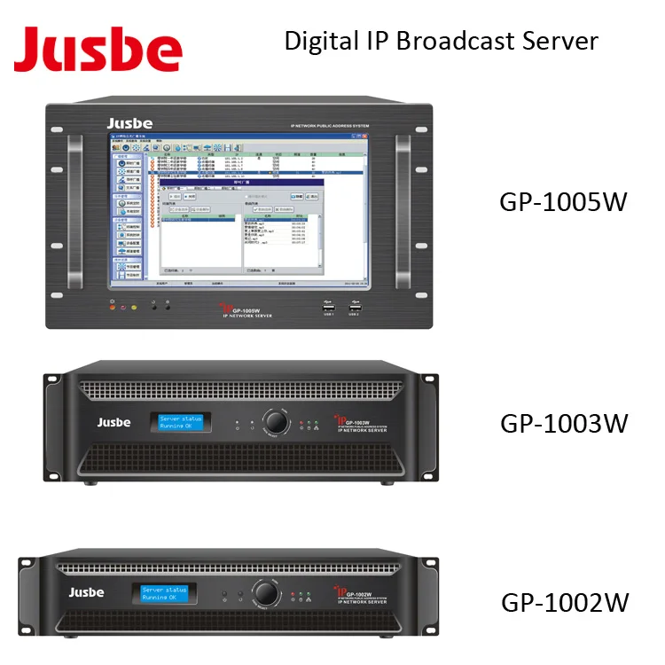 
Jusbe PA System IP Based IP Public Address System Server GP-1005W 