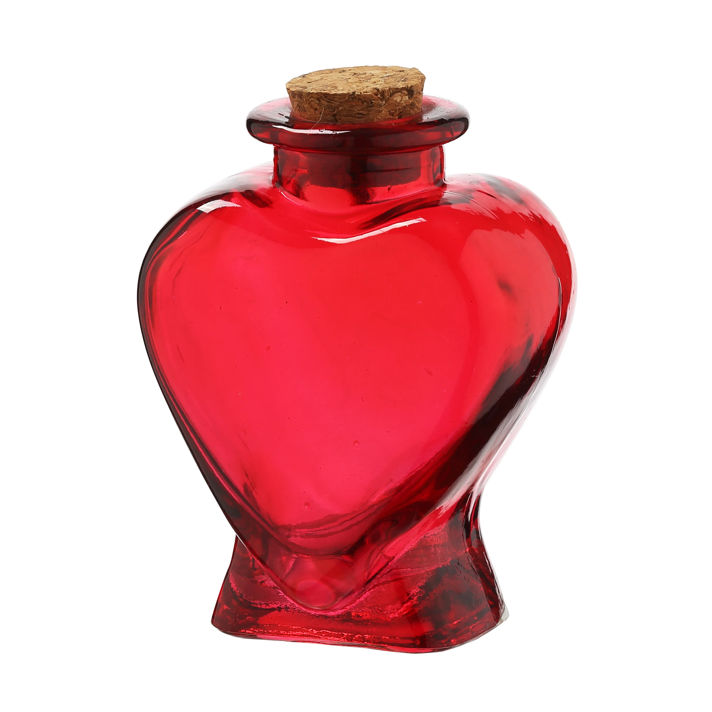 Valentine Customized Heart shape honey candy glass jar